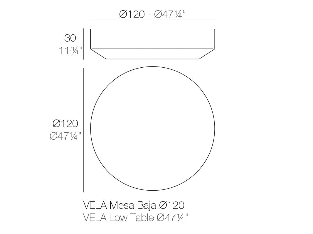 Круглый стол из полиэтилена Vondom ARCH-00047066 - Вид №3