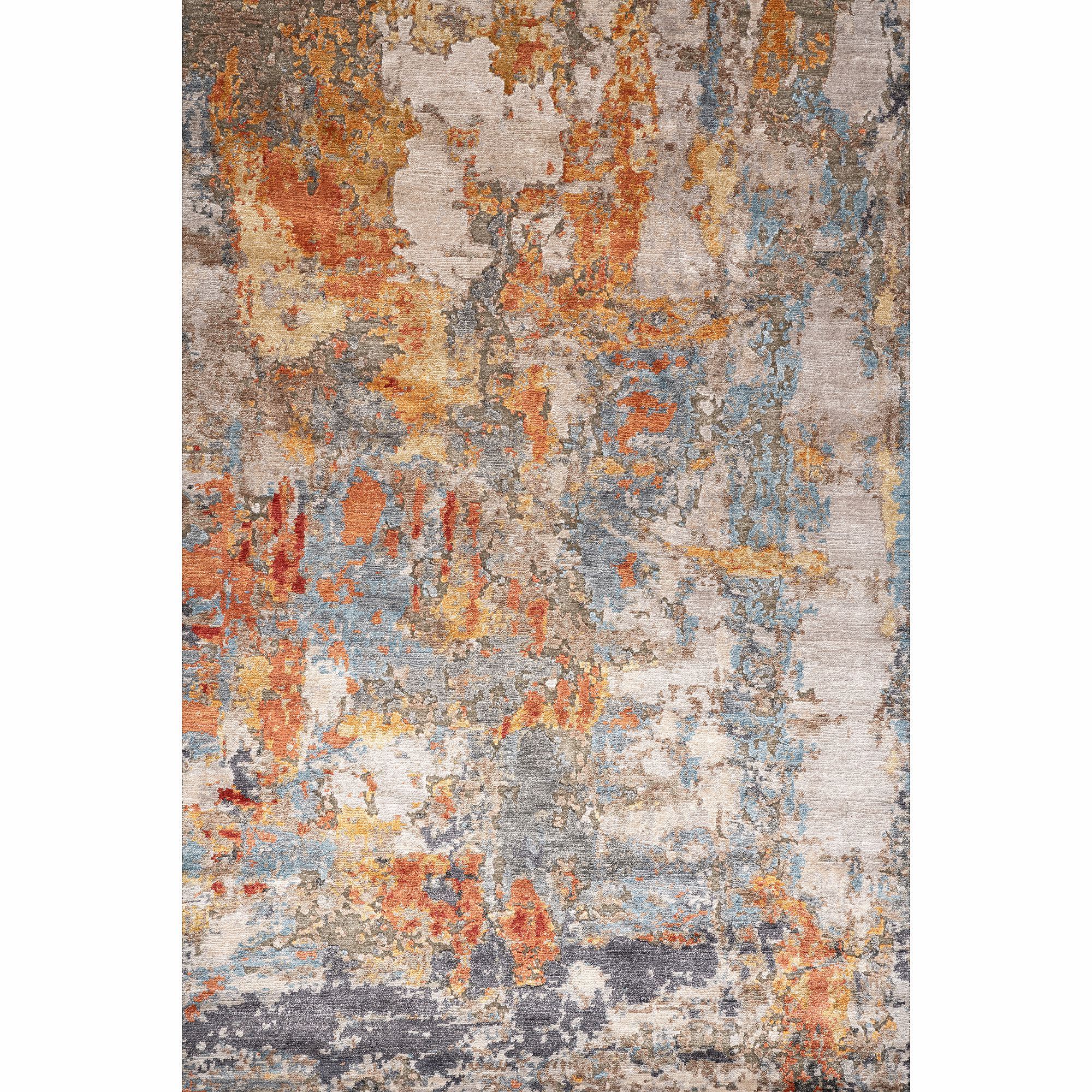 Индийский бамбуковый шелковый ковер Mantellassi 1926 MULTICOLOR ARCH-00145059 - Вид №1