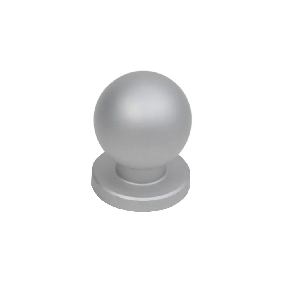 Мебельная ручка-кнопка GN35 цвет хром AKS STLM-2118470