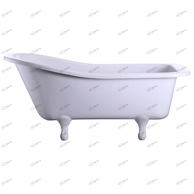 Ванна акриловая Harewood Slipper с ножками E10 WHI Slipper Burlington E1, E10 WHI 7730 x 1690 x 770