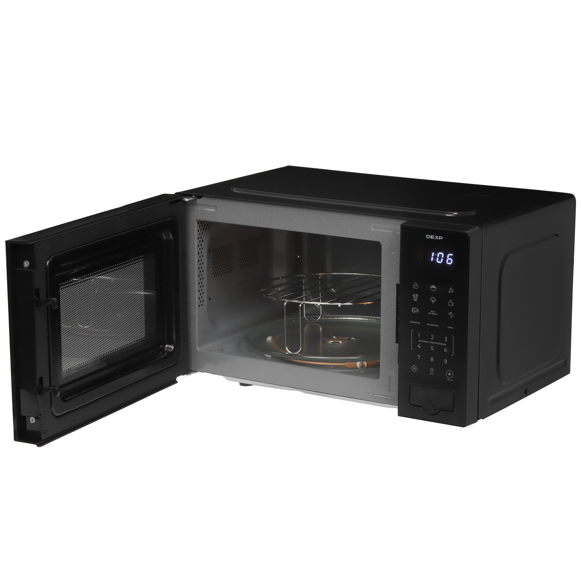 9073692 Микроволновая печь DEXP EG-80 черный STDN-0097977 - Вид №4