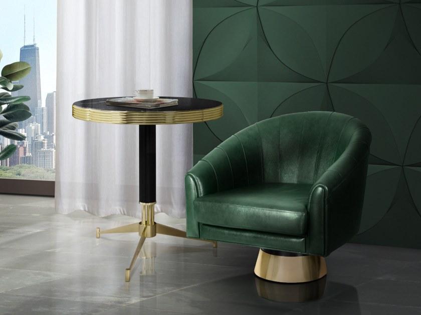 Essential Home Поворотное кожаное кресло с подлокотниками sun-id-1422821 - Вид №6