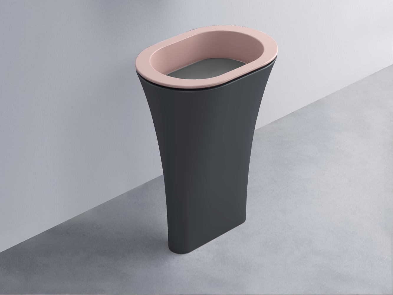 AMLA65-CP+AMPILO-CM+AMCOLO-BA Раковина Amedeo Ovale отдельностоящая cielo Enjoy + Amedeo Ceramica Cielo