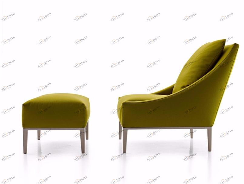 B&B Italia Project Кресло из ткани с подставкой для ног Jean sun-id-1511538