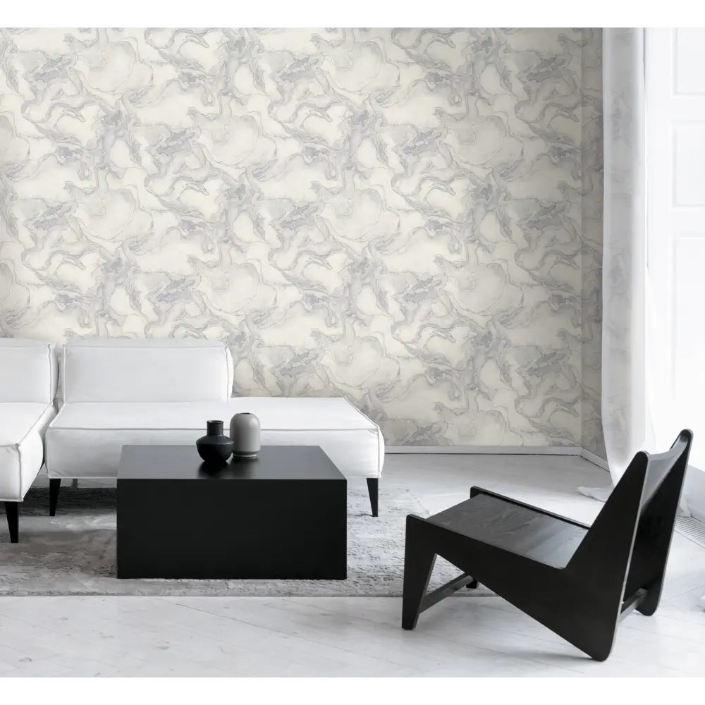 Обои флизелиновые Ovk Design D.Langer Ave серый 1.06 м 10663-01 88915284 STLM-2185272 Set 1 marble - Вид №3