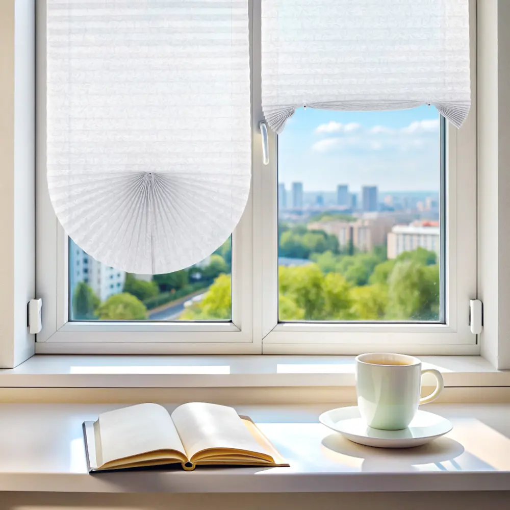 Штора-плиссе Room Decor LY-ETS-PB01 90x180 см полиэстер белый STLM-2158228 - Вид №4