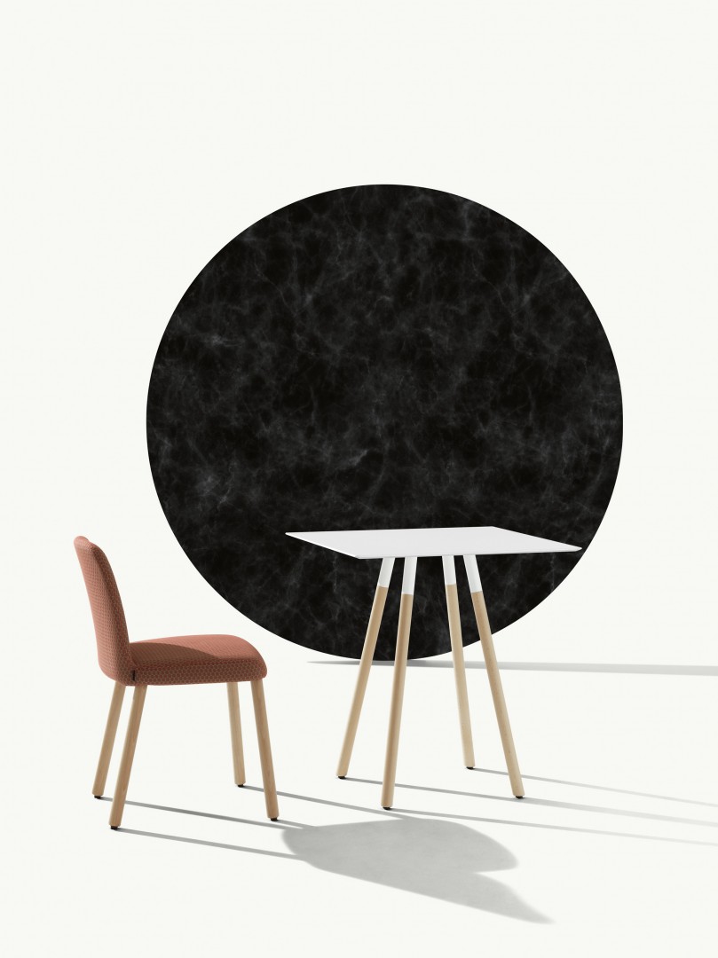 Jet 526Q Журнальный столик на 4 ножках из бука. Высота 72 см. Et al. Jet - Вид №2