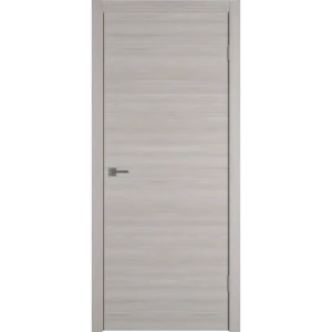 Комплект двери Канзас глухая 80x200 см ПВХ цвет дуб европейский серый без доборов 89430034 STLM-2105755