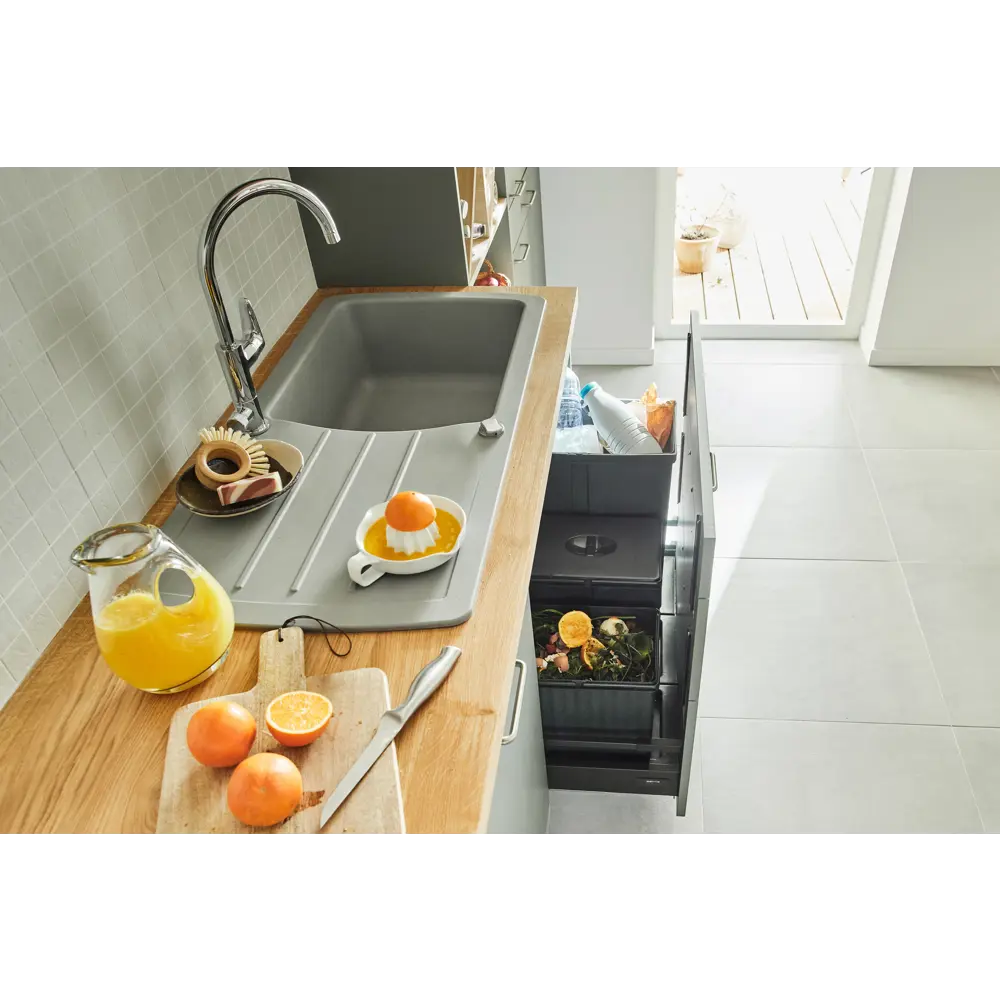 Ведро для мусора 20 л черный Delinia ID STLM-2129157 - Вид №2