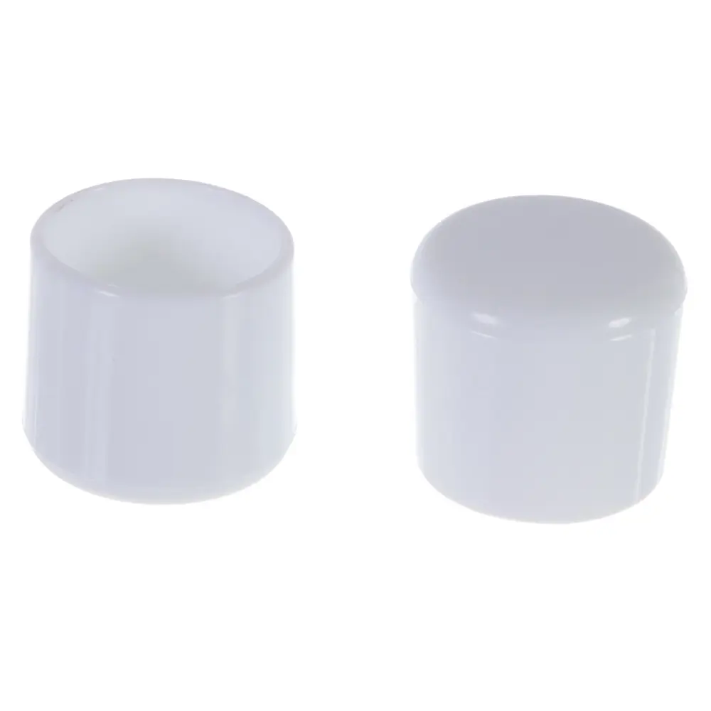 Насадки Standers 25 мм, круглые, пластик, цвет белый, 4 шт STLM-2208047