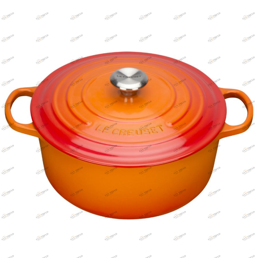 Кастрюля чугунная Le Creuset, Ø26 см, оранжевая 21177260902430