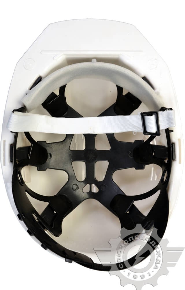 59118 Каска строительная белая  Средства защиты головы размер Спецодежда  - Вид №1