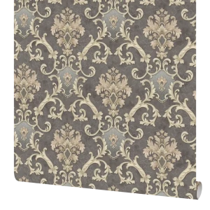 Флизелиновые обои Изабелла графит 1.06 м - Московская Обоенная Фабрика 89399386