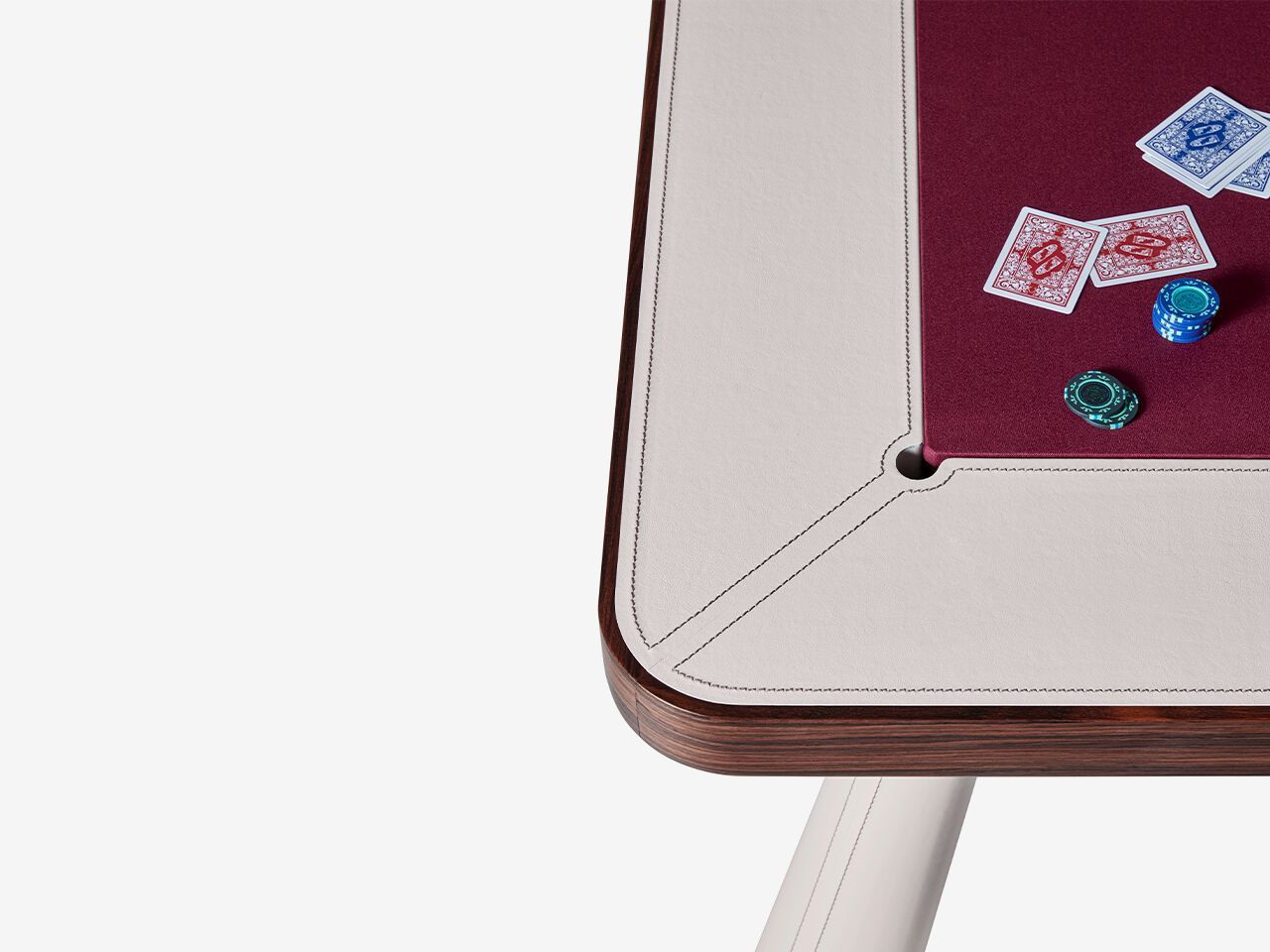 Кожа и палисандр квадратный шахматный стол Hermelin biliardi новинка 2024 ARCH-00068960 - Вид №3