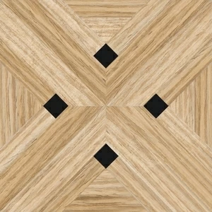 Напольное покрытие из дерева (инкрустация мраморная "nero belgio" из светлого дуба) ddzi99 rc mn Devon Devon INTARSIA