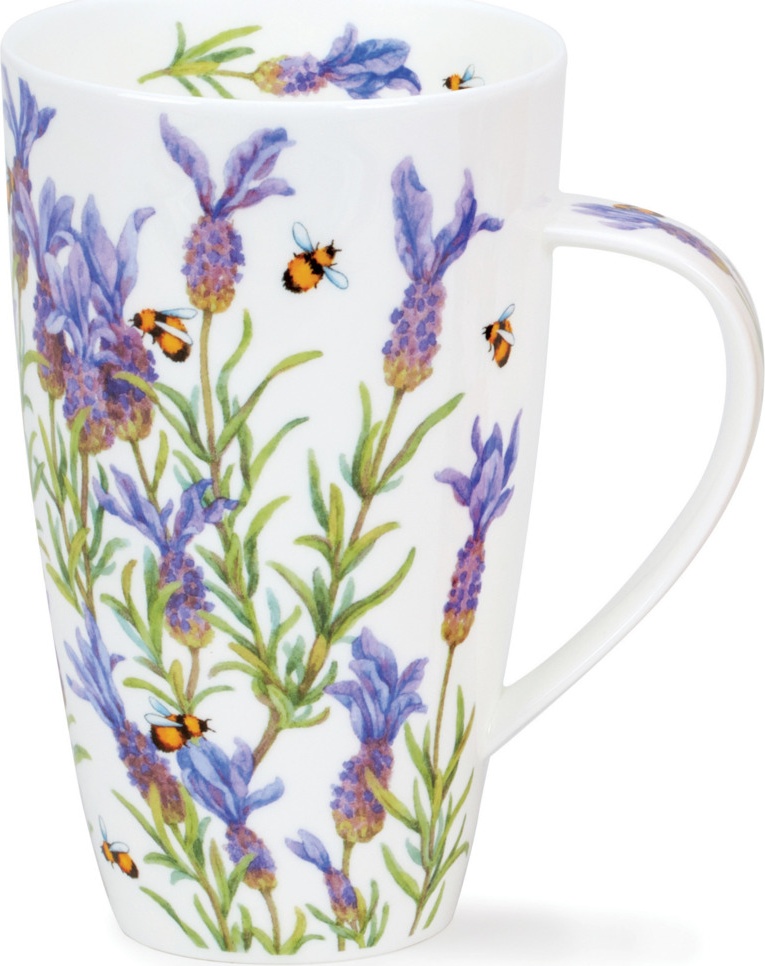 10672723 Dunoon Кружка Dunoon Лаванда.Хенли 600мл, фарфор Фарфор костяной 