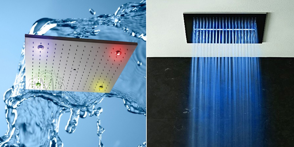 Верхний душ MIGLIORE Sanremo, ML.LVN-35.390, хромотерапия, 80*80 см ML.SRM-35.390.CR - Вид №1