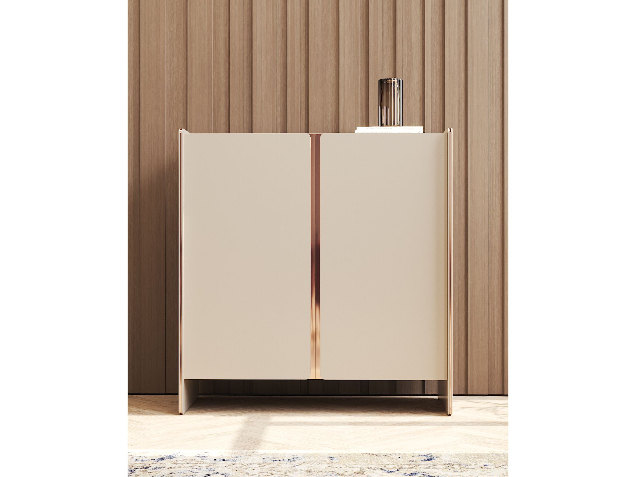 Деревянный шкаф с распашными дверцами PRADDY Natur ARCH-00095604 - Вид №3