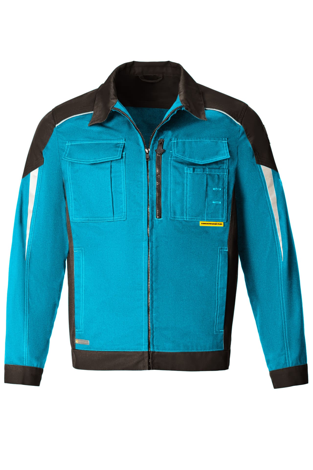 5031497 Костюм  NEW аквамарин-черный STATUS  Летняя спецодежда  размер 48-50/182-188  - Вид №2