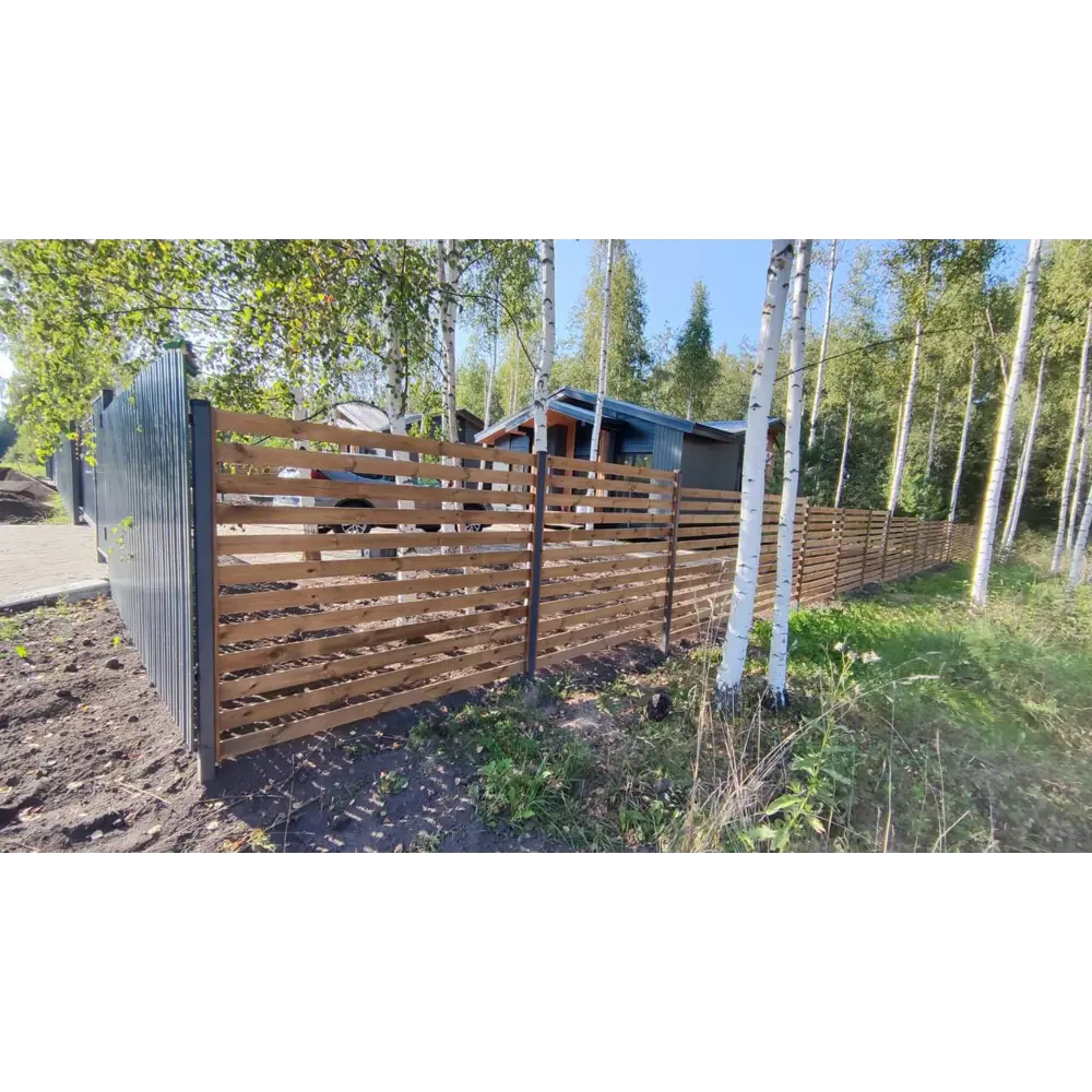 Доска штакетник импрегнированная 15x90x2000 мм 0.18 м² РУСШПАЛА STLM-2170819 - Вид №2