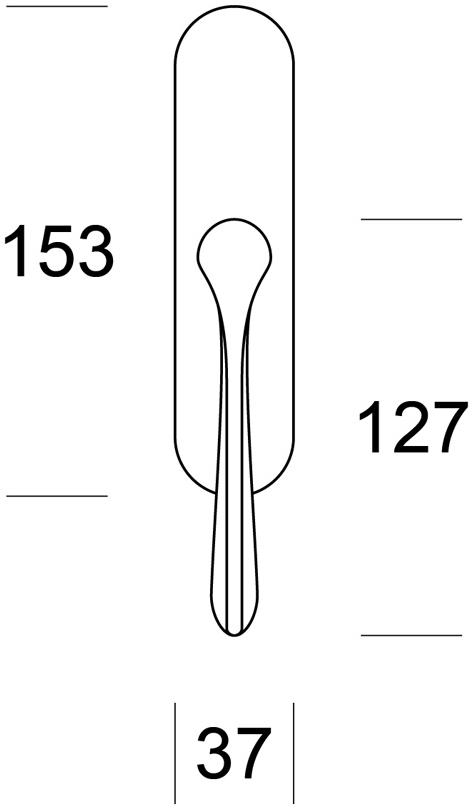 Ento Оконная ручка из латуни dk Dafne 6023 - Вид №2