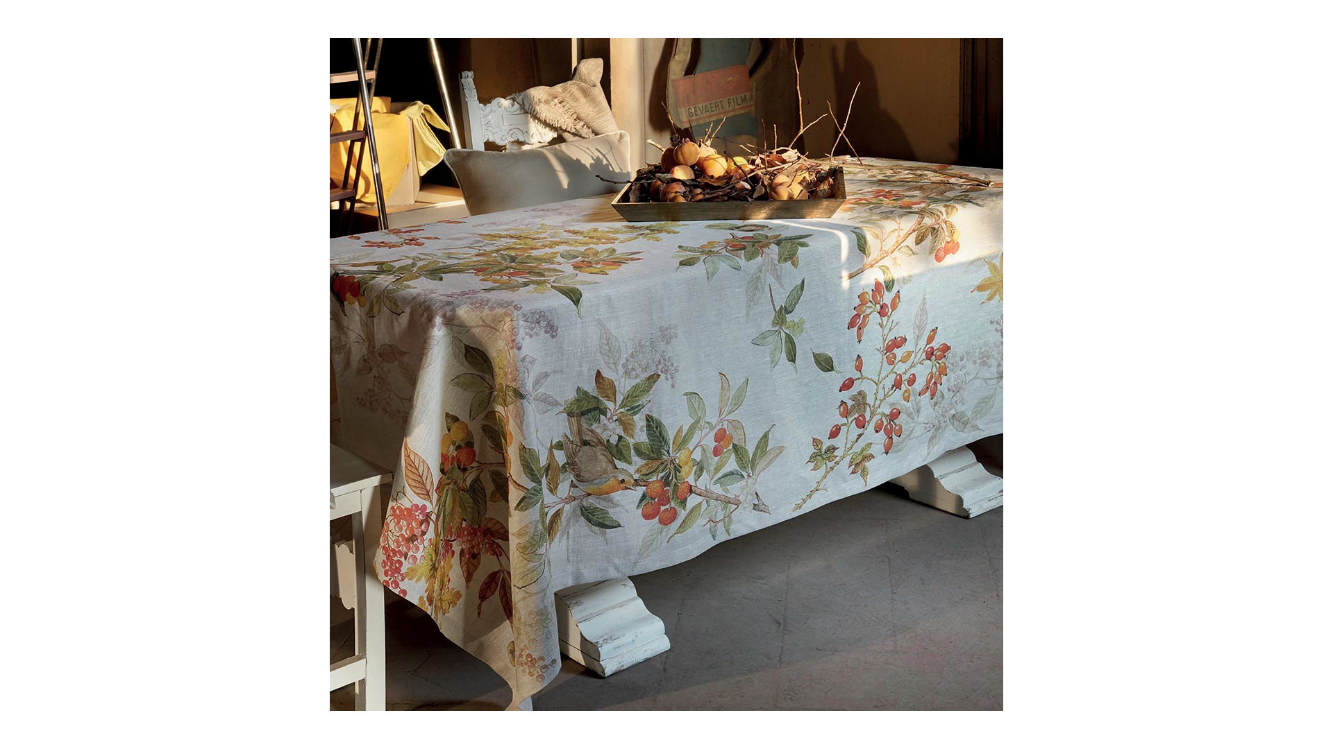 10644901 Tessitura Toscana Telerie Скатерть Tessitura Toscana Telerie "Барбарис" 170x270см Ткань  - Вид №2