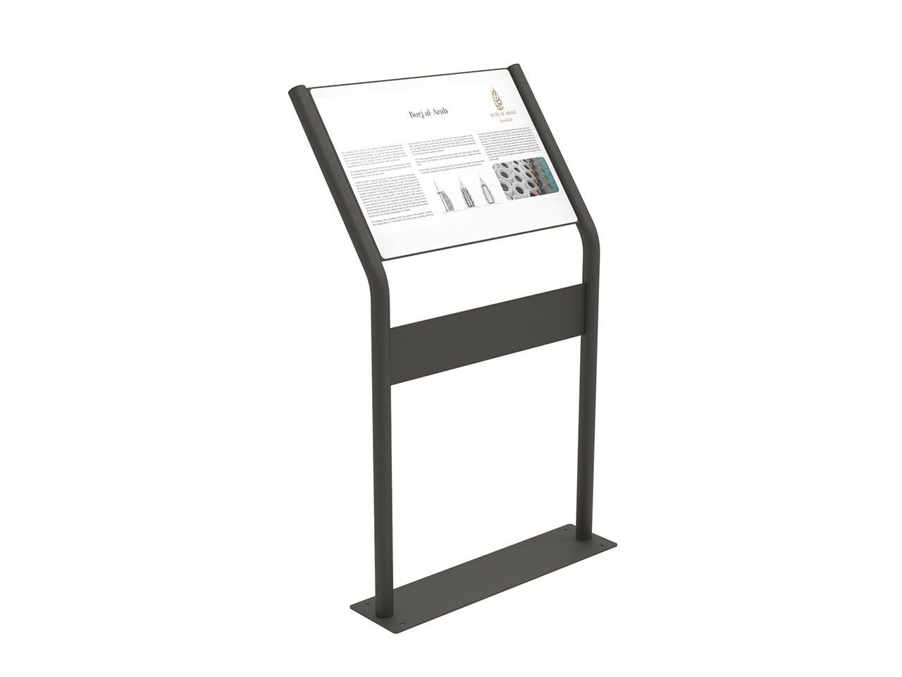 Оцинкованная сталь общественное пространство пюпитр Lazzari FERRARA ARCH-00132169 - Вид №2