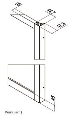 Samo Душевая ниша с распашной дверцей и несъемной панелью Eccelsa sun-id-1502782 - Вид №4