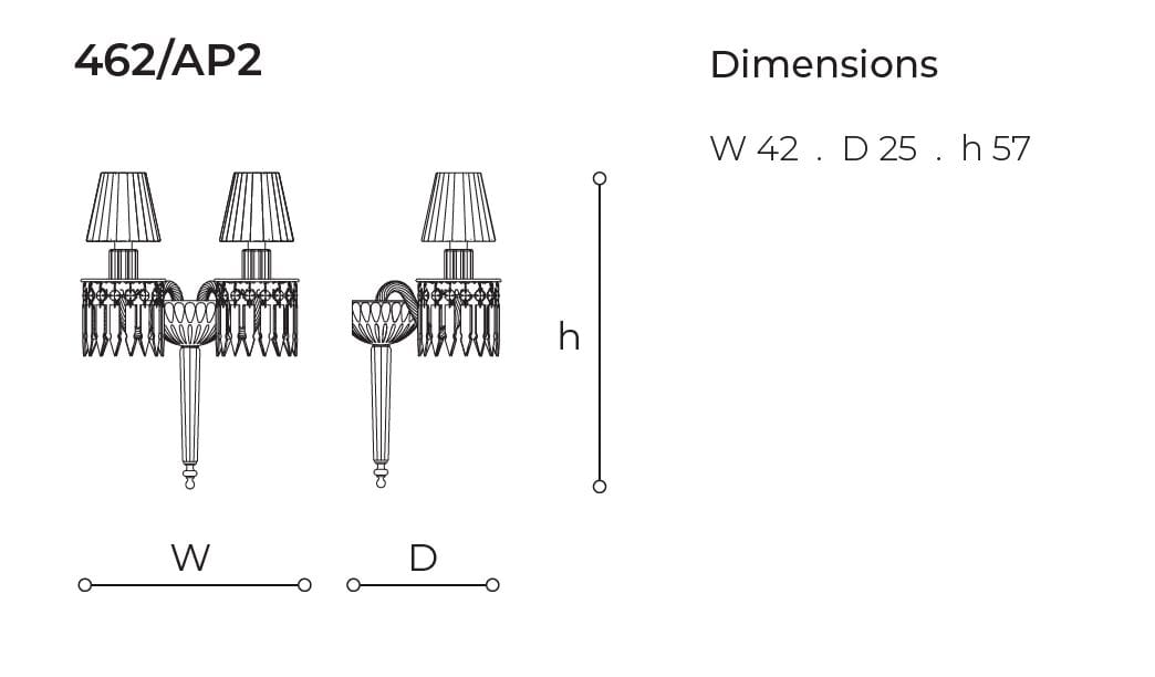 Кристалл светодиодный настенный светильник Italamp Egle ARCH-00071144 - Вид №1