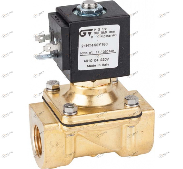 GENEBRE 4010 04 220v 2-ходовой электромагнитный клапан смешанного действия Н.З 