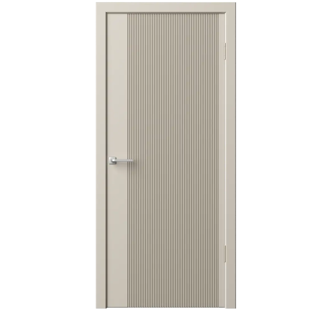 Дверь межкомнатная глухая с замком и петлями в комплекте Синди-5 70x200 см эмаль цвет мокко 89390830 STLM-2049595 RUMAX  - Вид №1