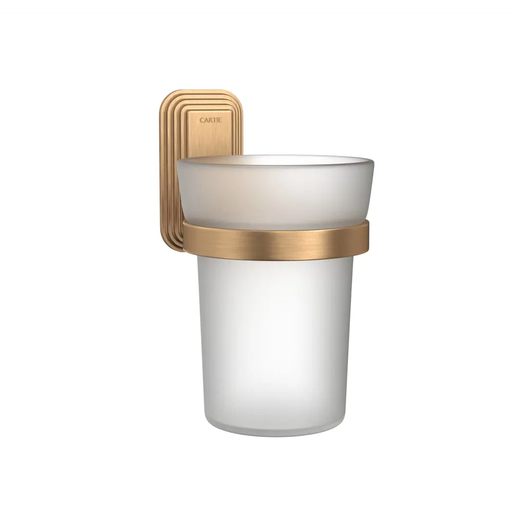 Стакан для зубных щеток Lemer Carat стекло цвет прозрачный STLM-2134601