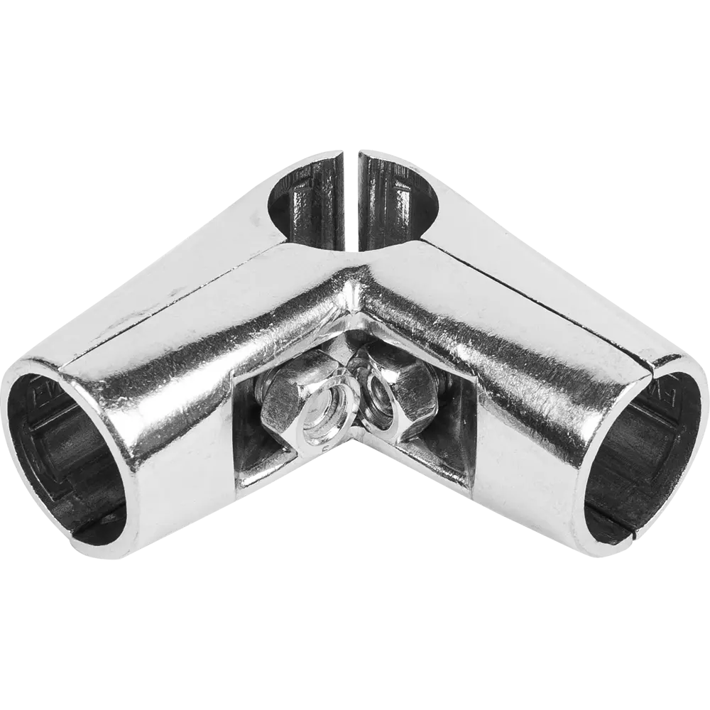 Соединитель трёх труб Vacuum d25 мм угловой, цвет хром Santreyd STLM-2089950