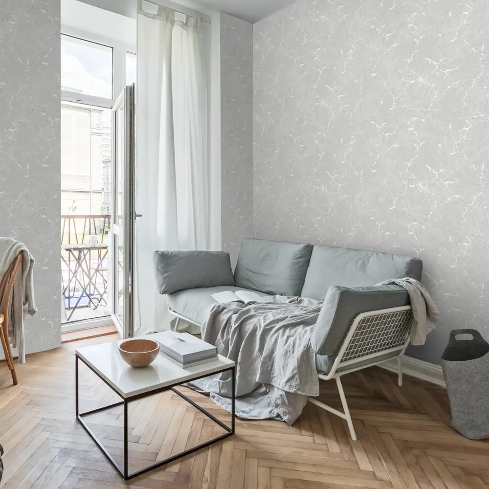 Обои флизелиновые Ateliero Fenix серые 1.06 м 989997 STLM-2109240 - Вид №3