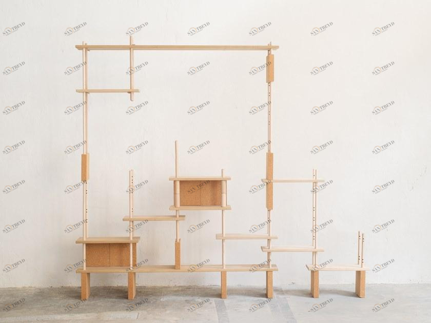 smarin Модульная модульная открытая полка из дерева sun-id-1442905