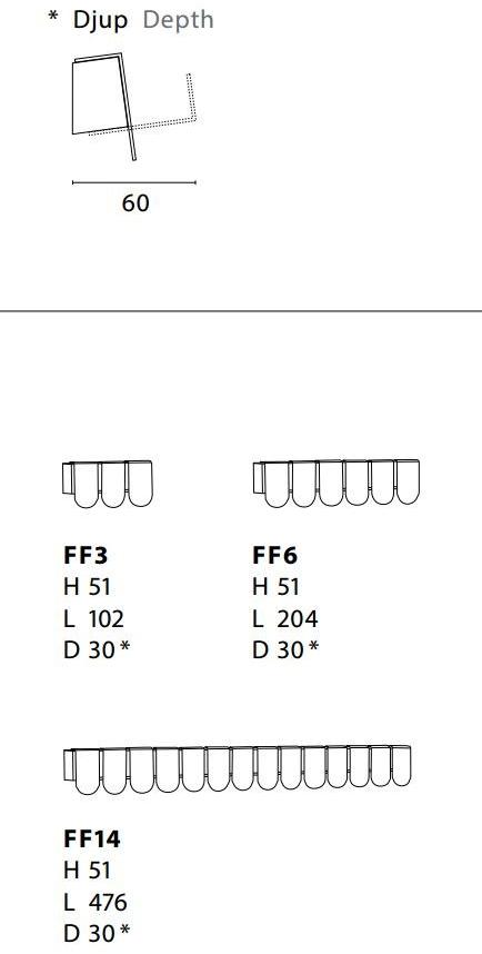 Karl Andersson Настенная вешалка Flipflop Ff14  - Вид №5