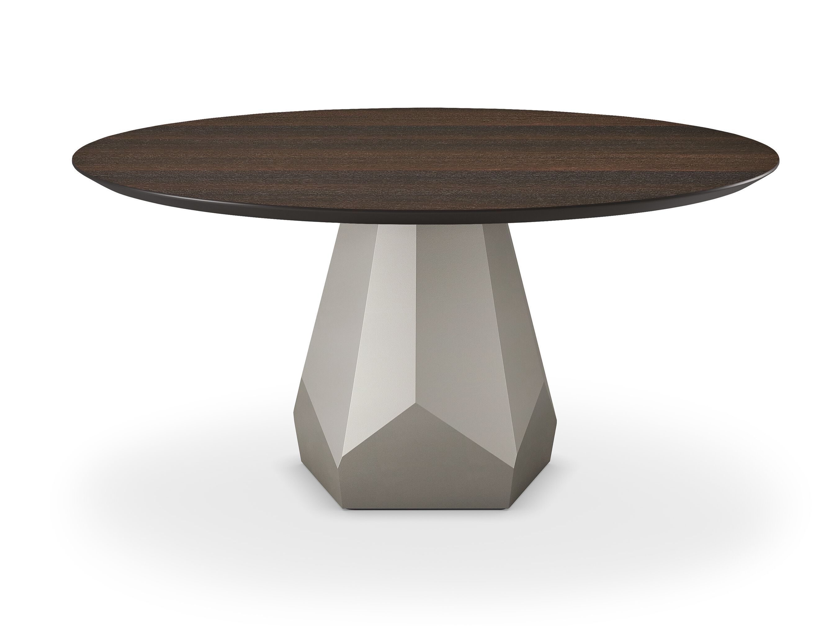 Круглый стол из стали и дерева Cattelan italia Церматт ARCH-00069492