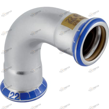 GEBERIT 34194 Отвод Geberit Mapress из нержавеющей стали (газ) 