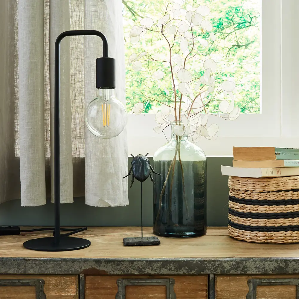 Настольная лампа рабочая KREAFORTA «Irbit» цвет черный STLM-2010054 - Вид №2