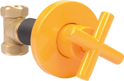 Двухпозиционный клапан прерывания 1/2 '' - 1/2 '' (желтый) / AC70S-Y Creavit  - Вид №1