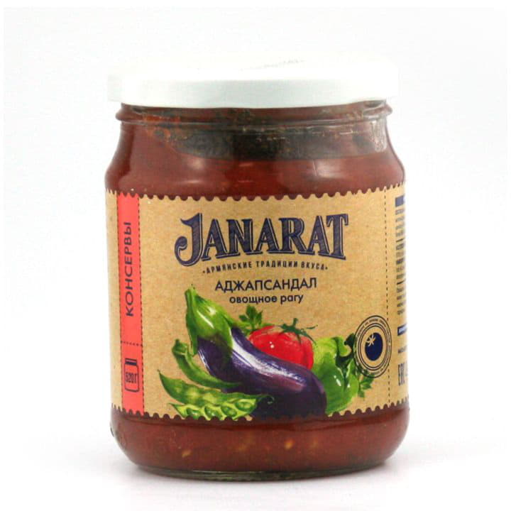 Аджапсандал овощное рагу Janarat 520 г Santreyd 9675