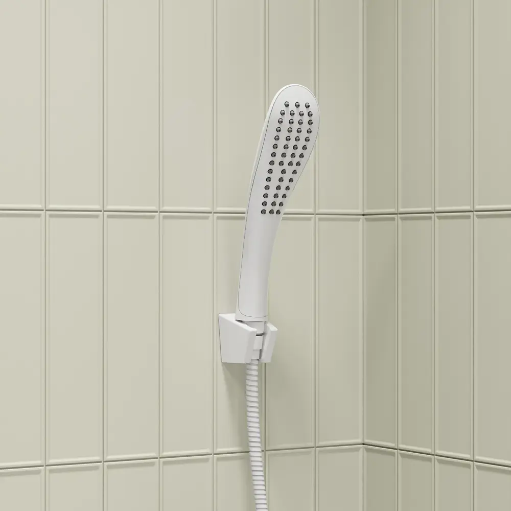 Лейка для душа Iddis Agua AGU1FW0i18 1 режим цвет белый матовый STLM-2186575 - Вид №2