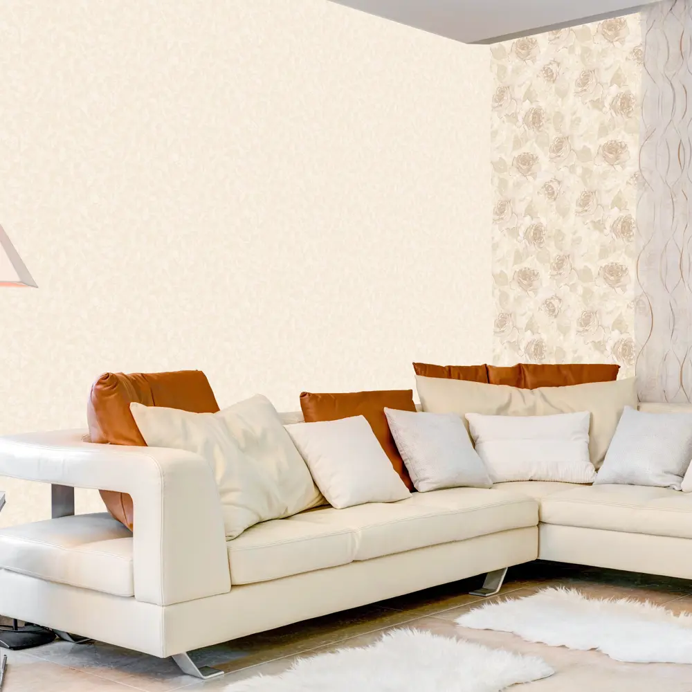 Обои флизелиновые Розы бежевые 0.53 м 70106-220 Santreyd STLM-2187042 - Вид №3