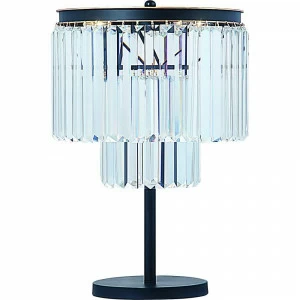 Настольная лампа Divinare Nova 3001/01 TL-4 DIVINARE ИНТЕРЬЕРНЫЕ 080690 Прозрачный;черный