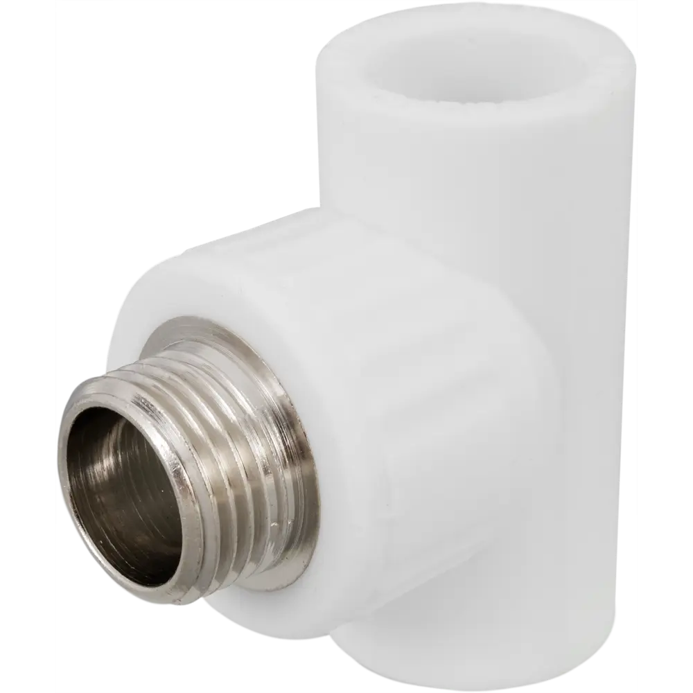 Тройник комбинированный Valfex 20x1/2"x20 мм НР полипропилен 10128020 STLM-2183947