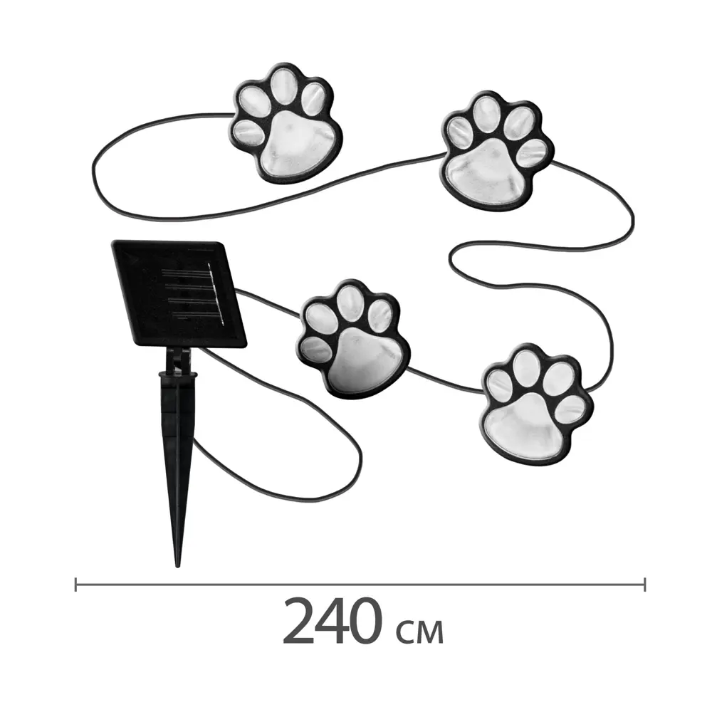 Светильник на солнечных батареях Kotte, 33 см, пластик Santreyd STLM-2063301 - Вид №1