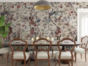 Обои с цветочными мотивами