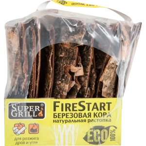 Розжиг SuperGrill сухая берёзовая кора 3.53 кг