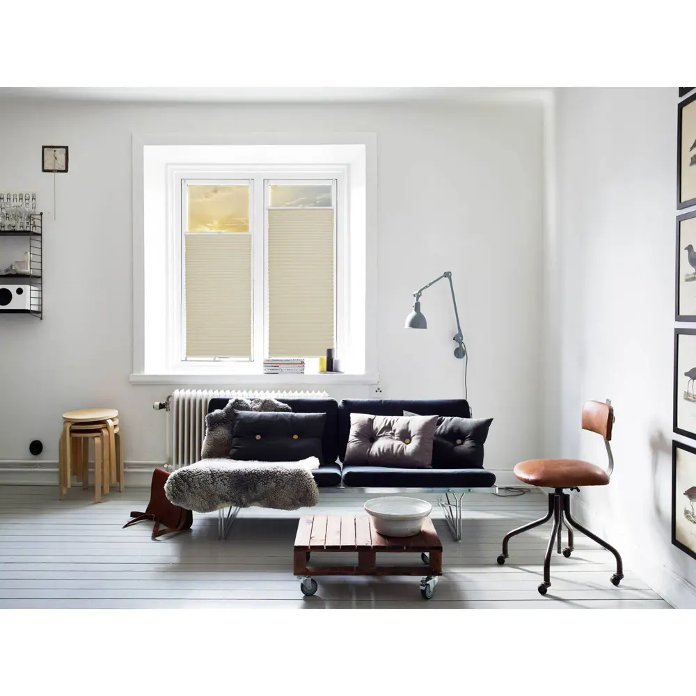 Плиссе с ручкой Плайн-Л 50х160 см текстиль цвет бежевый Santreyd STLM-2108622 - Вид №5