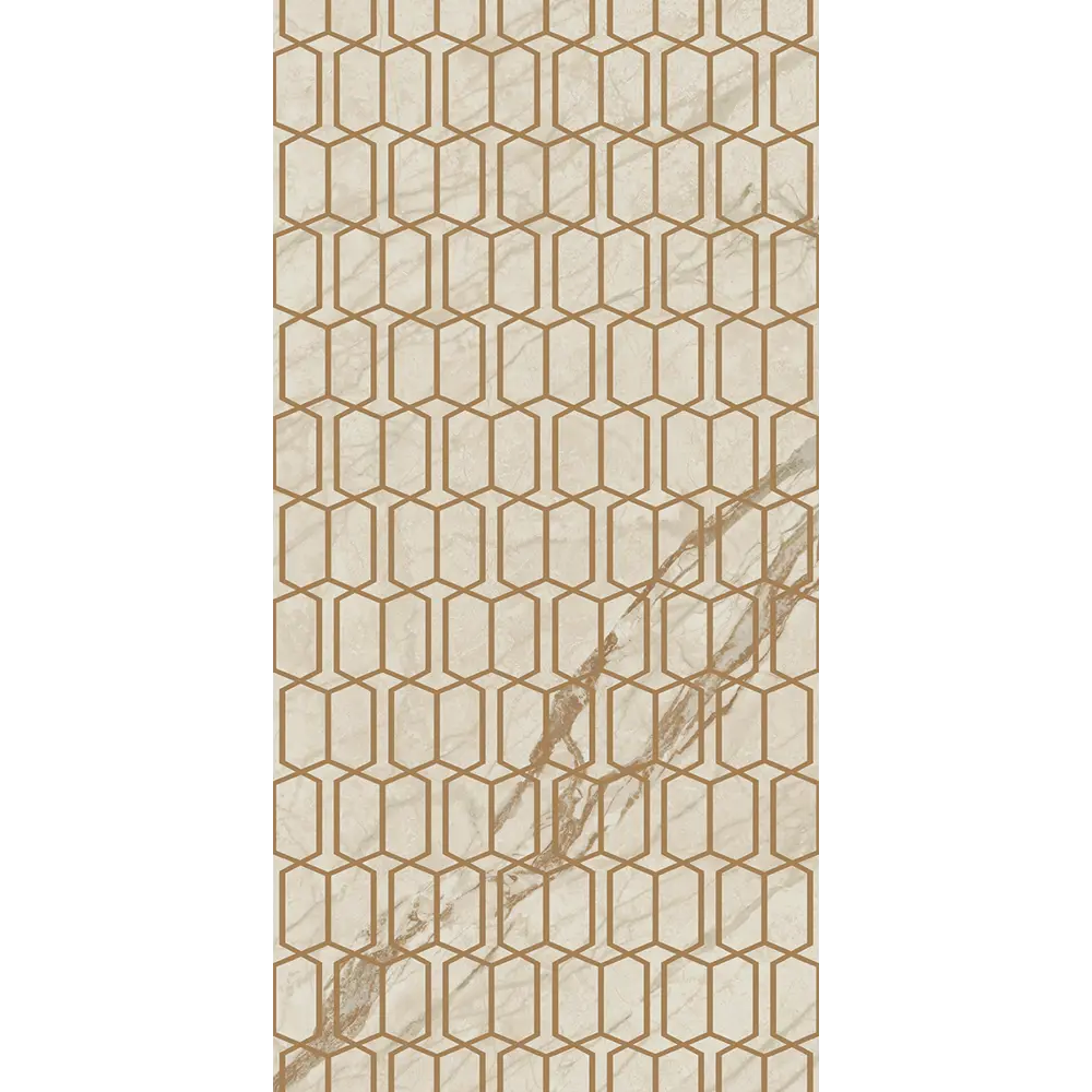 Плитка настенная Azori Forest Geometry 31.5x63 см 1.59 м² матовая цвет бежевый мрамор STLM-2072469 - Вид №1